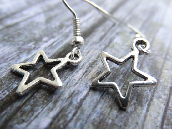 Sternchen Ohrringe Steampunk Stern